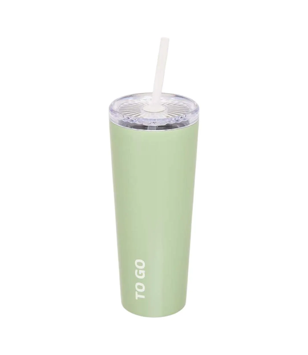 Gobelet Isotherme Avec Paille To Go 0,7L Vert-1
