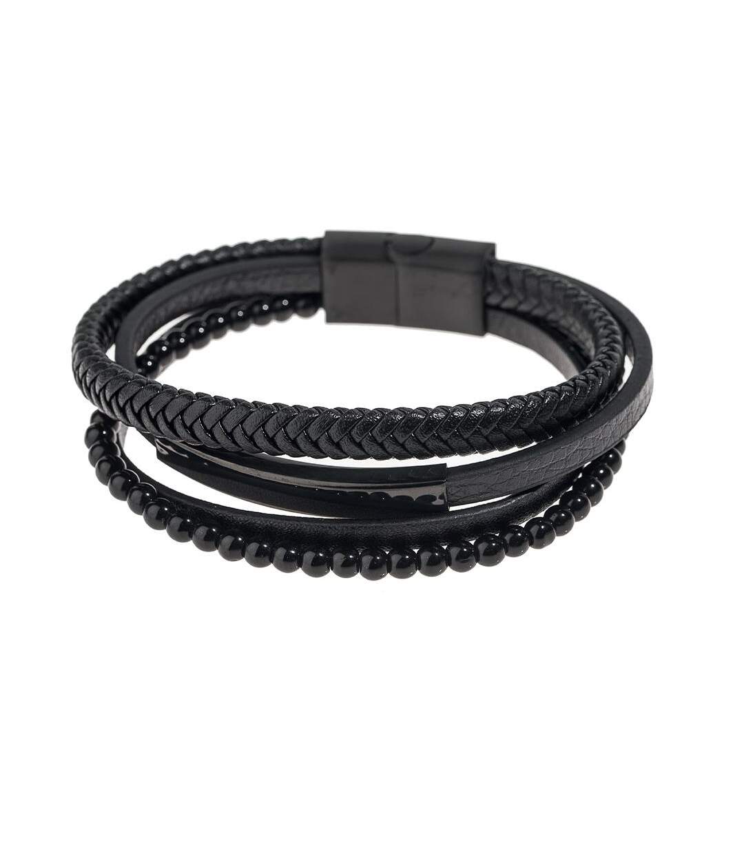 Bracelet noir homme  geographical norway noir sg-315108 - taille unique-1