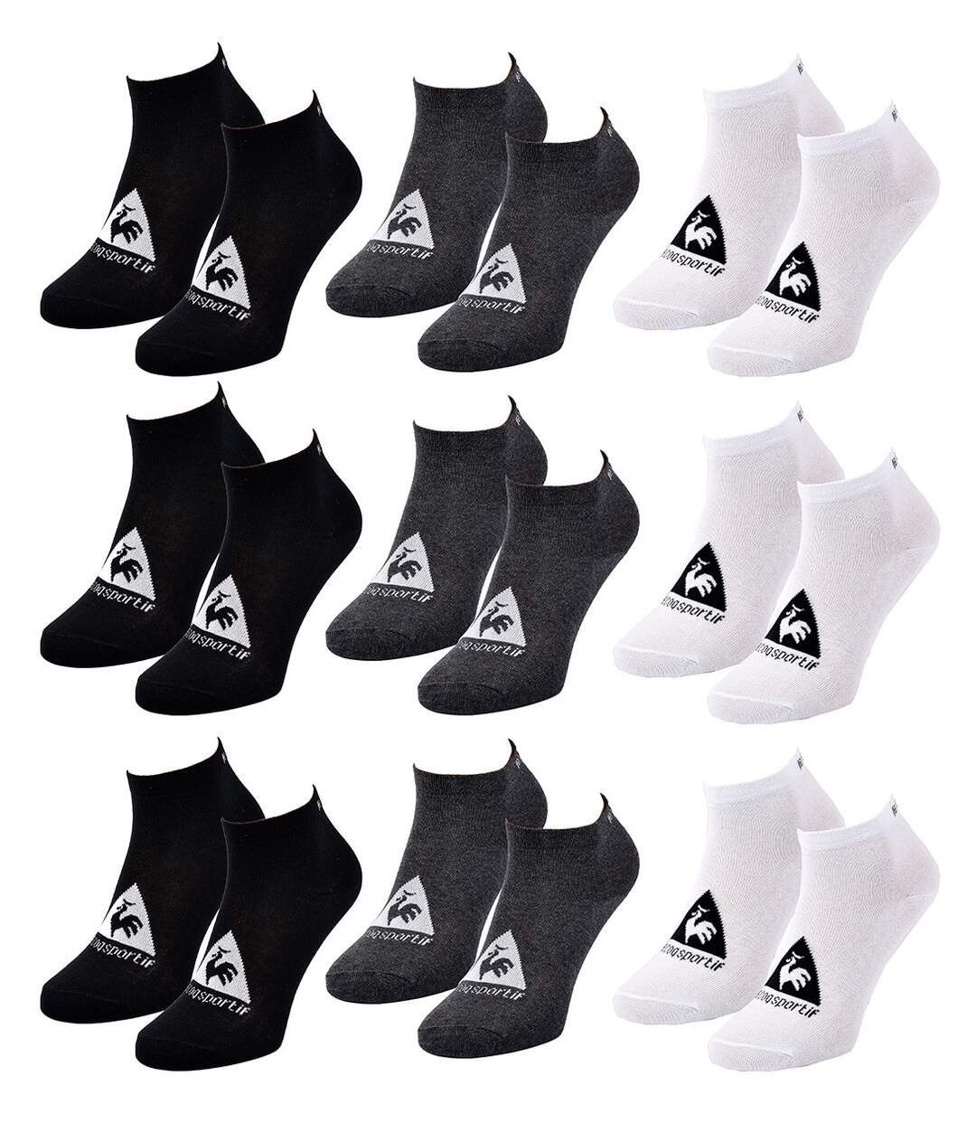 Chaussettes homme SNEAKER Le Coq Sportif Pack de 9 Paires K8500-2