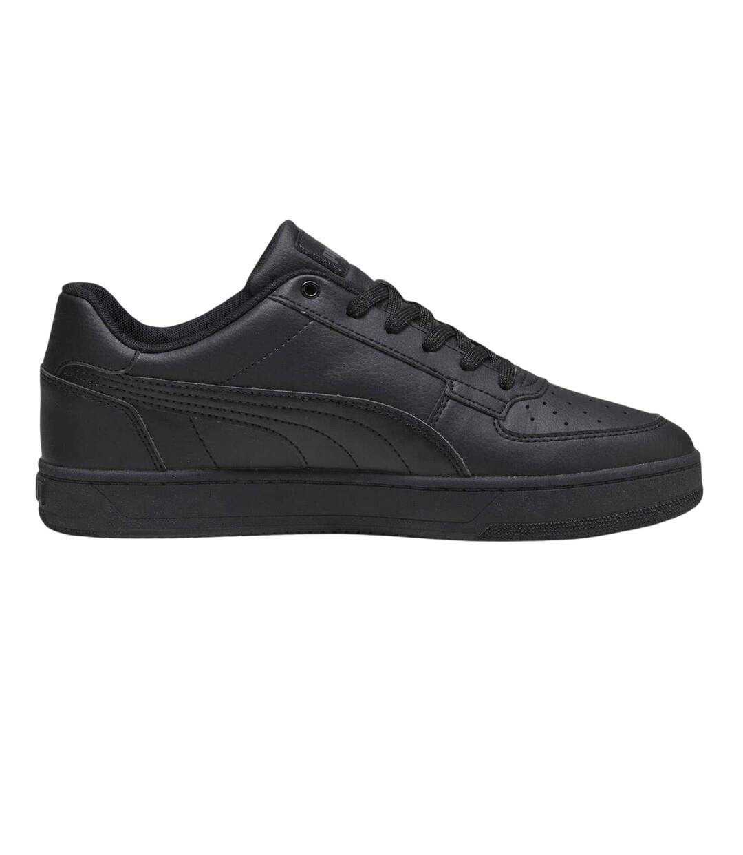 Mens Caven 2.0 Logo Trainers Triple Black Puma-1