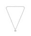 Mens Stainless Steel Compass Necklace One Size Silver Boss-2