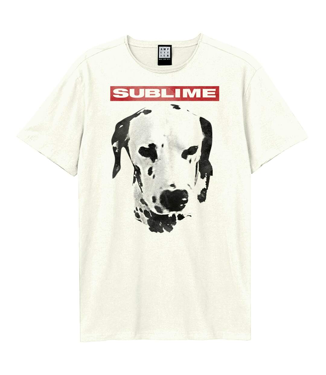 T-shirt what want dalmation adulte vieux blanc Amplified