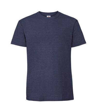 T-shirt Iconic Premium Homme Bleu Marine Foncé Fruit Of The Loom