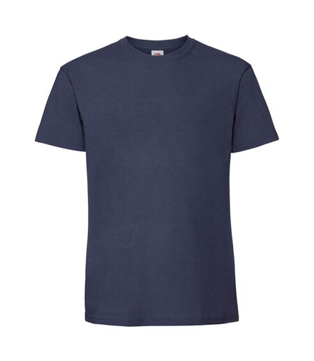 T-shirt Iconic Premium Homme Bleu Marine Foncé Fruit Of The Loom