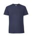 T-shirt Iconic Premium Homme Bleu Marine Foncé Fruit Of The Loom-1