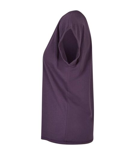 T-shirt Femme Violet Foncé Build Your Brand