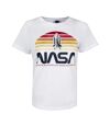 NASA Womens/Ladies Sunset T-Shirt (White)