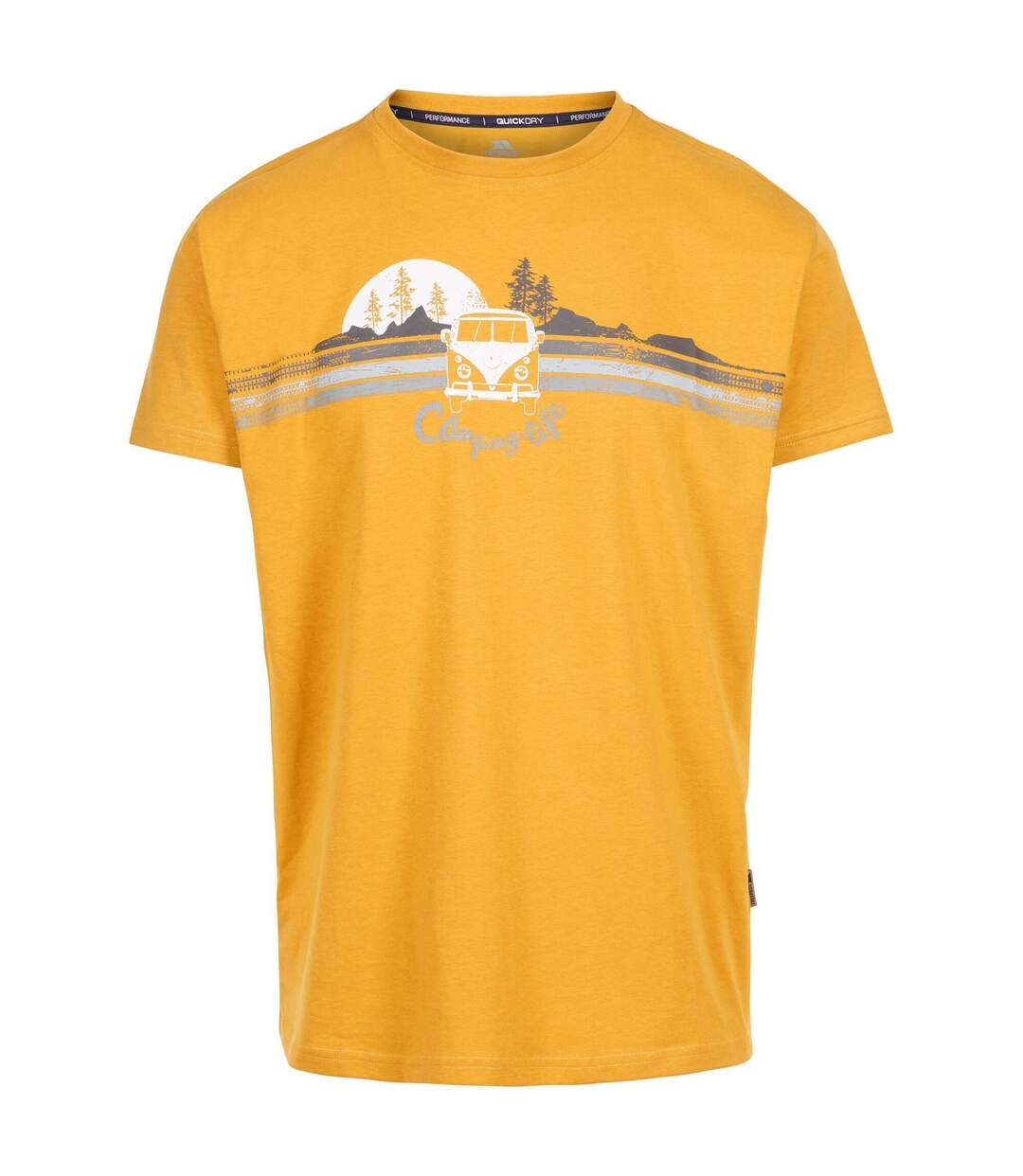 T-shirt cromer homme jaune vif Trespass-1