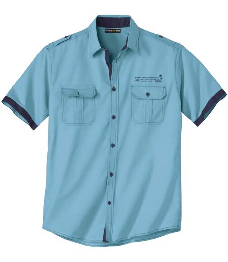 La chemise Pilote Turquoise