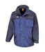 WORK-GUARD by Result Mens Heavy Duty Coat (Royal Blue/Navy)