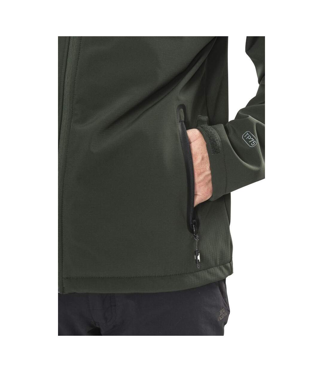 Trespass Mens Accelerator II Waterproof Softshell Jacket (Olive)