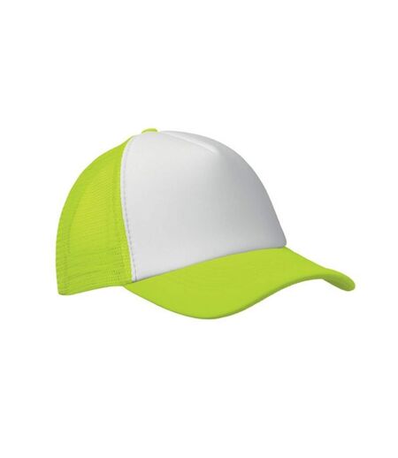 Casquette Trucker Bubble Blanc Jaune Néon MidOcean