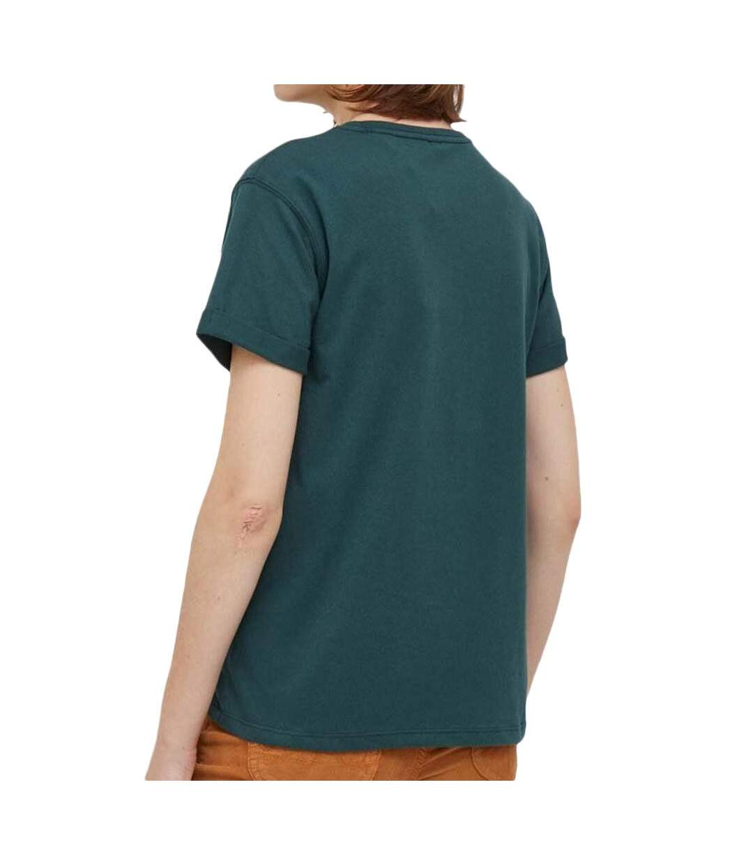 T-shirt bleu femme pepe jeans vivian-2
