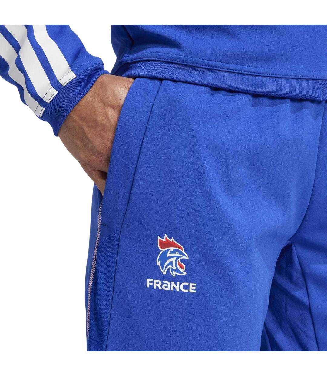 Pantalon De Survêtement Handball Motif/style France Ffr Femme Bleu Vif Adidas-3