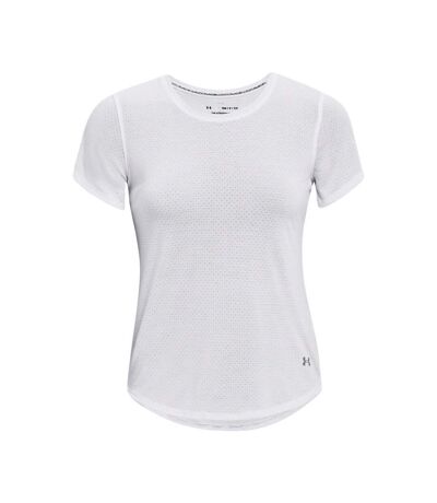 T-shirt streaker femme blanc Under Armour