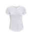 T-shirt streaker femme blanc Under Armour-1