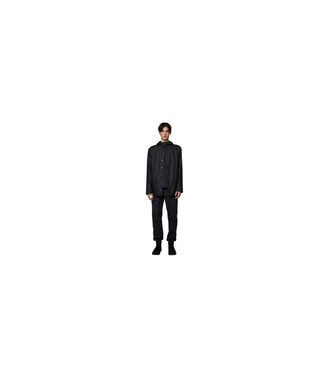 Veste Imperméable Homme Noir Rains-1