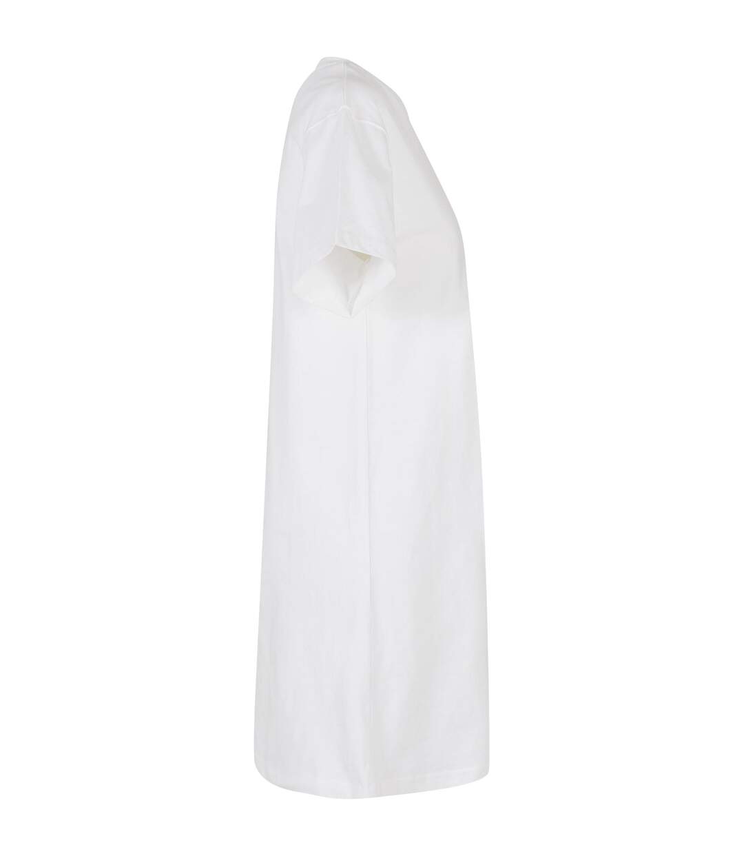 Robe T-shirt Femme Blanc Build Your Brand-3