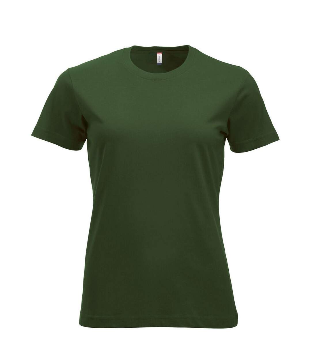 T-shirt New Classic Femme Vert Bouteille Clique-1