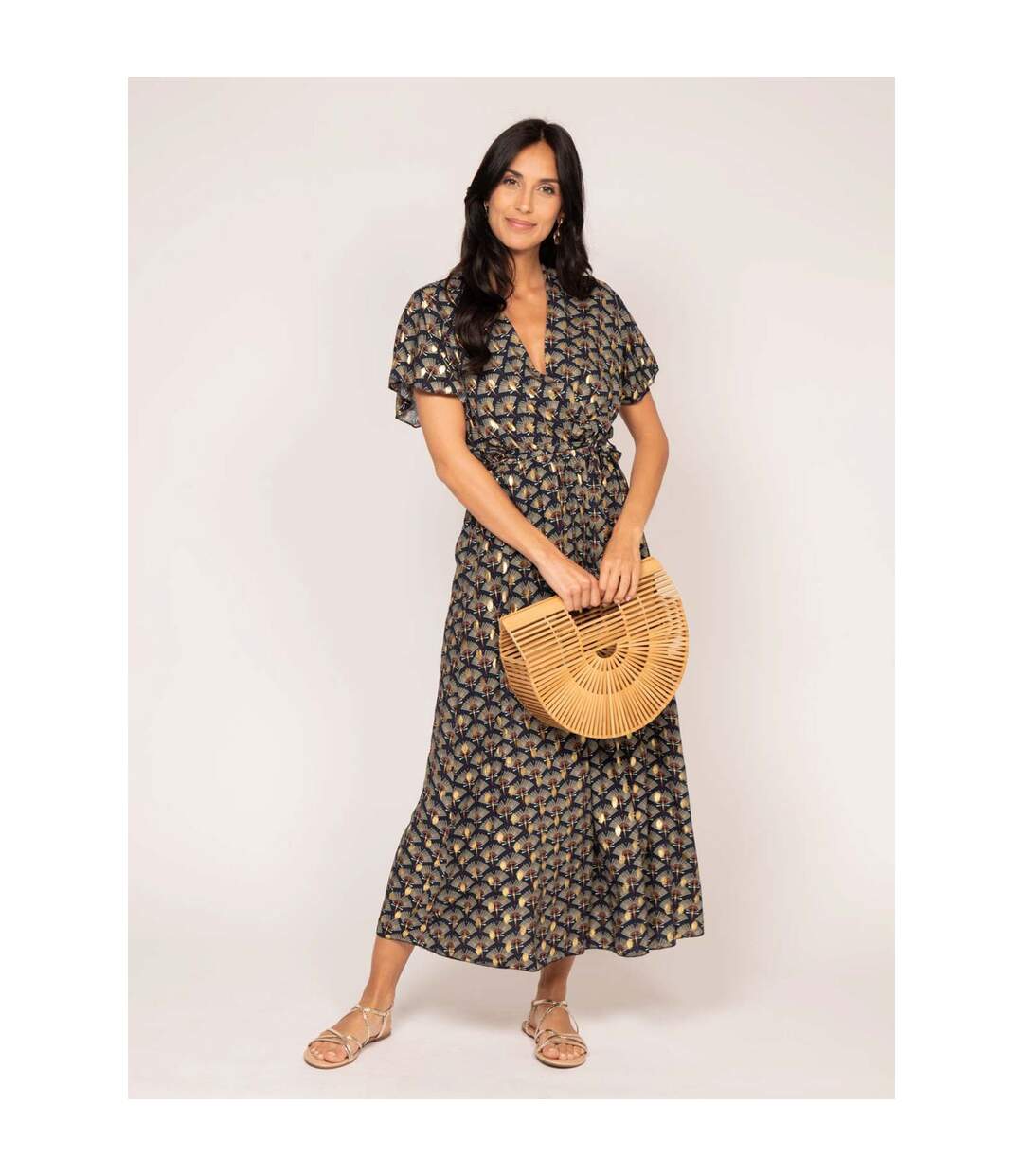 Robe longue motifs IRABO - Dona X Lisa-4