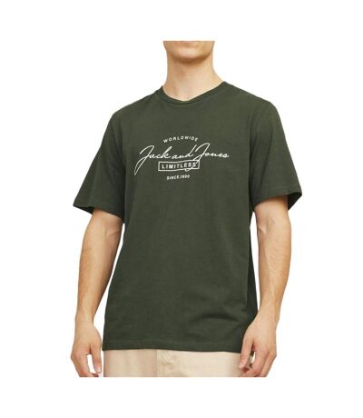 T-Shirt kaki homme jack & jones ferris - l