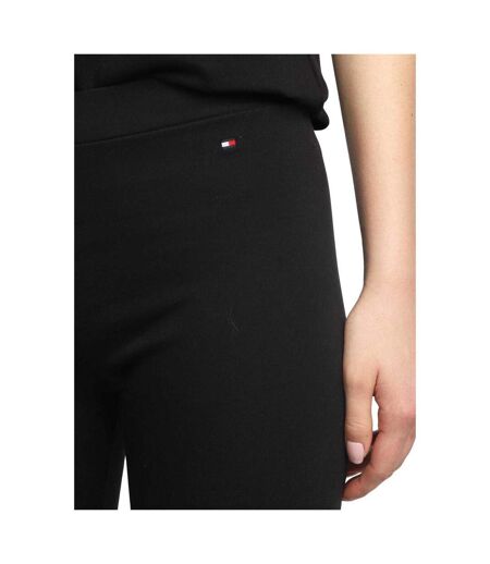 Legging Motif/style Logo Brodé Femme Noir Tommy Hilfiger