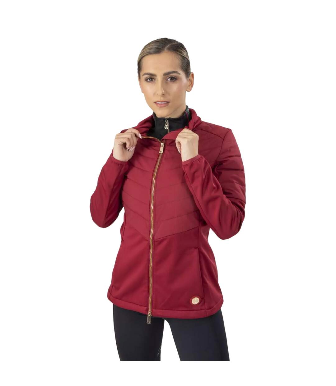 Womens/ladies team insulated jacket red Aubrion-3