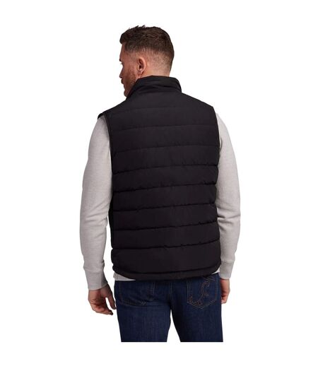 Mens quilted midweight gilet black Raging Bull