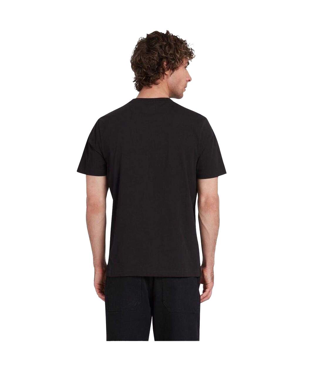T-shirt Motif/style Logo Homme Noir Farah-3