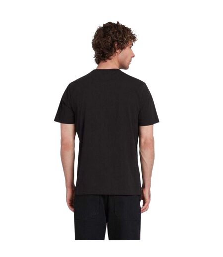 T-shirt Motif/style Logo Homme Noir Farah