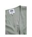 Womens/ladies linen wrap playsuit beige Animal-4