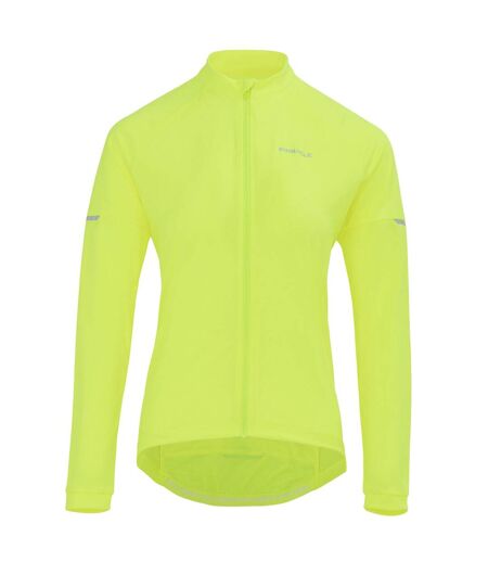 Maillot De Cyclisme Manches Longues Motif/style Logo Femme Jaune Pinnacle
