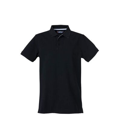 Polo Heavy Premium Homme Noir Clique