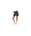 Womens/ladies High Waist Cycling Shorts Khaki USA-2