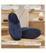 OZABI Mules Femme Unies, Velours Côtelé Synthétique, Passepoil Fourrure-4