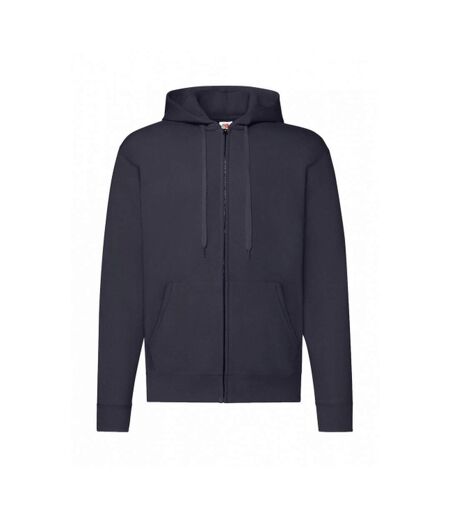 Sweat À Capuche Classic Homme Bleu Marine Sombre Fruit Of The Loom