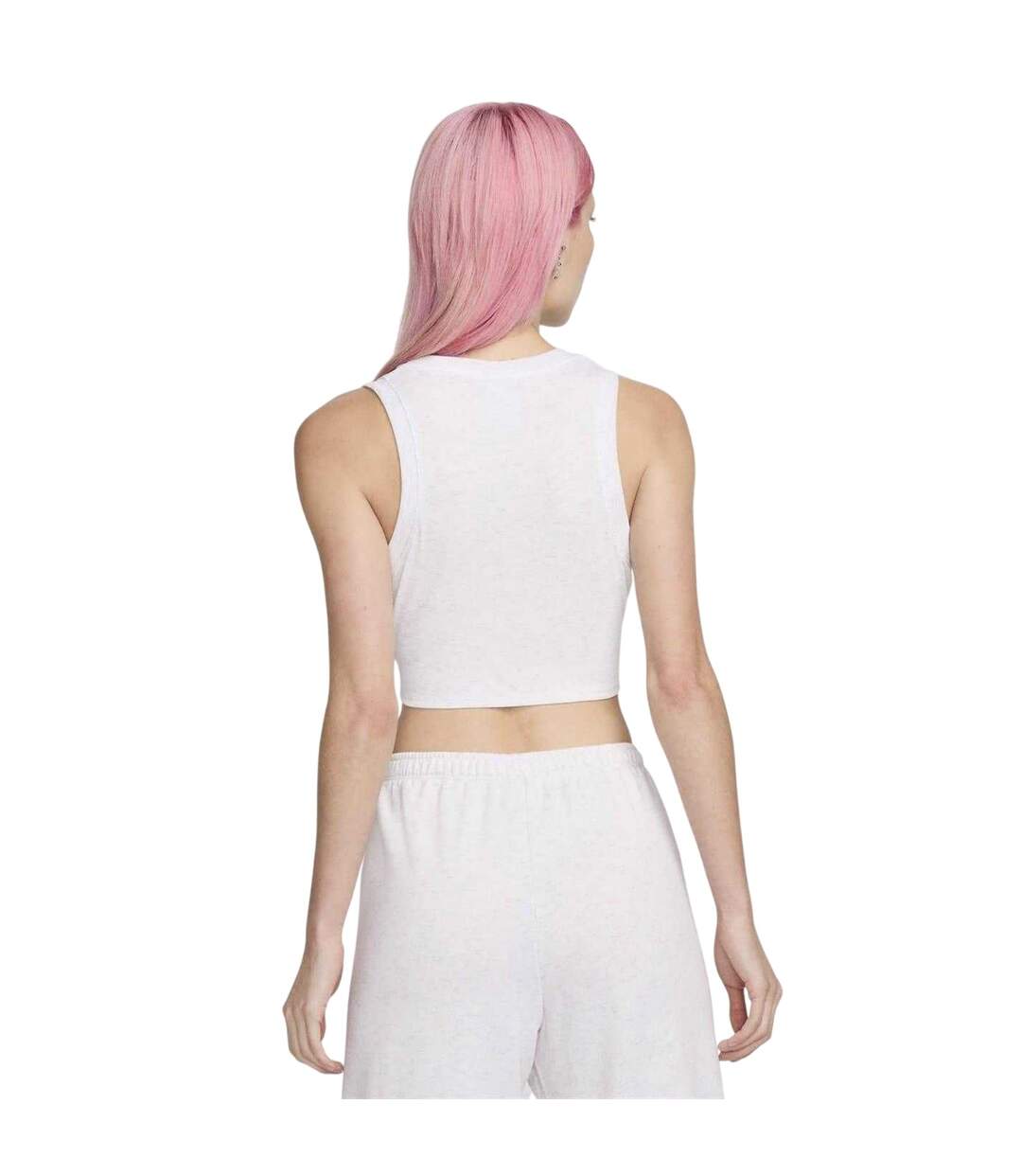 Débardeur Sans Manches Femme Gris Chiné Nike-2