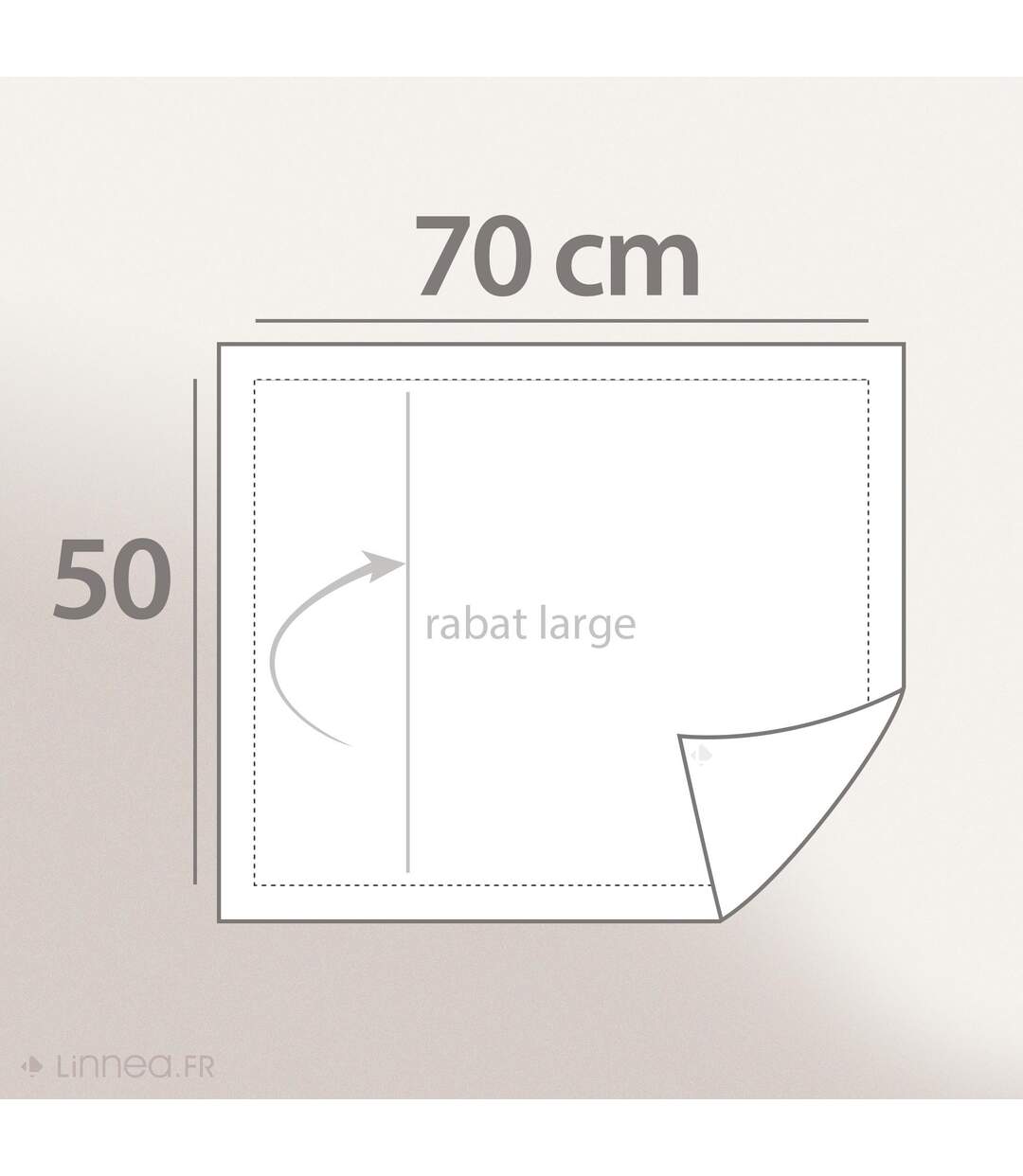 Parure de lit satin de coton ANGÈLE Taie 65x65 cm-4
