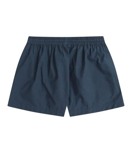 Womens/ladies Comfort Cotton Shorts Dark Blue Animal
