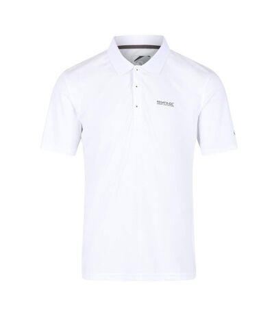 Regatta Mens Maverick V Active Polo Shirt (White) - UTRG4931