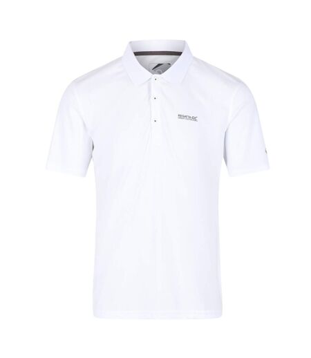 Regatta Mens Maverick V Active Polo Shirt (White) - UTRG4931