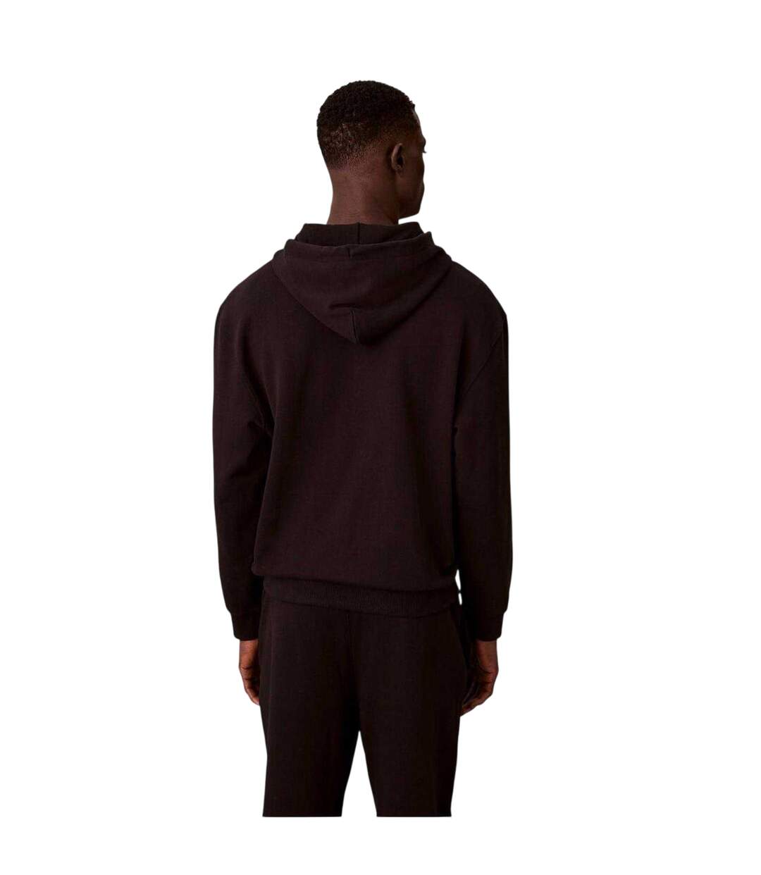 Sweat À Capuche Motif/style Logo Homme Noir Calvin Klein-3