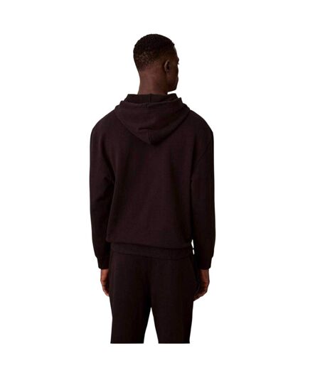 Sweat À Capuche Motif/style Logo Homme Noir Calvin Klein