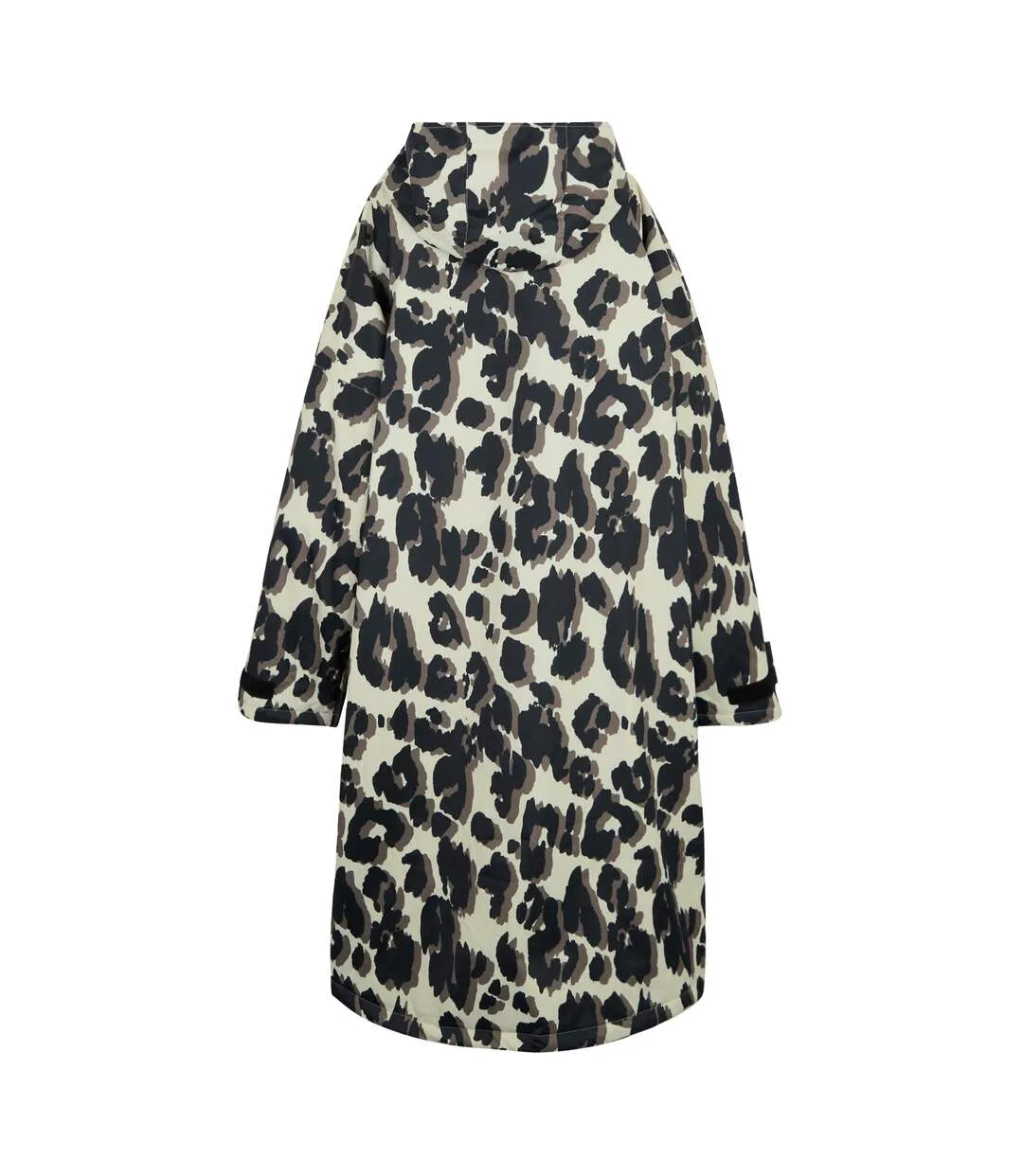 Unisex Adult Leopard Print Changing Robe Multicoloured Regatta-2
