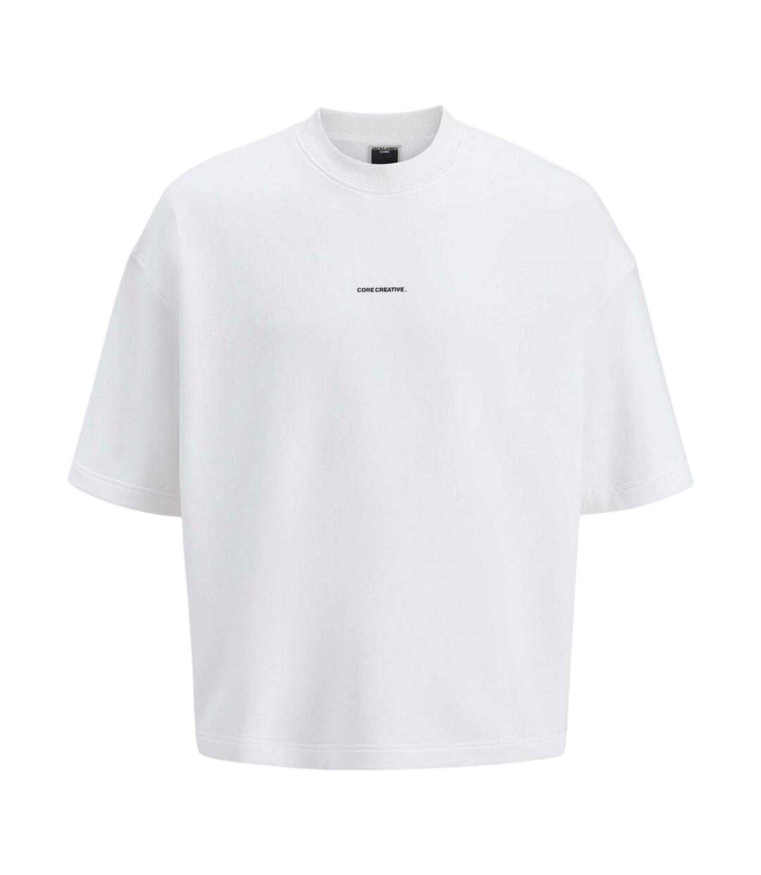 Sweat Motif/style Logo Homme Blanc Vif Jack And Jones-2