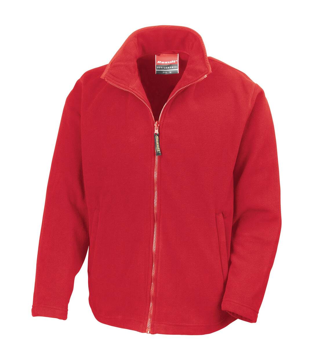 Mens horizon high grade microfleece jacket cardinal red Result-1