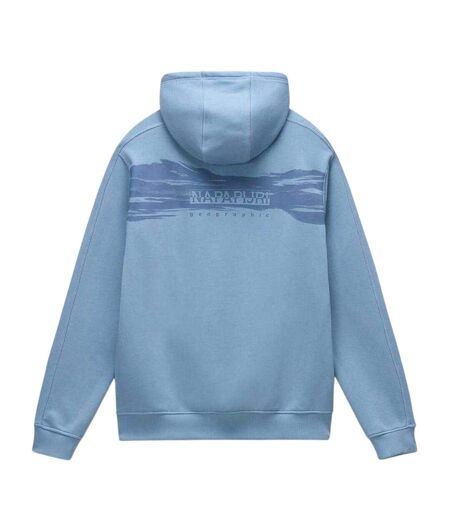 Mens Napa Hoodie Faded Denim Napapijri