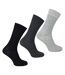 7 Pack Mens Classic Suit Socks - Soft Breathable Plain Dress Socks-3