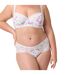 Shorty grande taille blanc Bachata-2