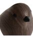 Statuette Oiseau en Dolomite Automne 14cm Tabac-2